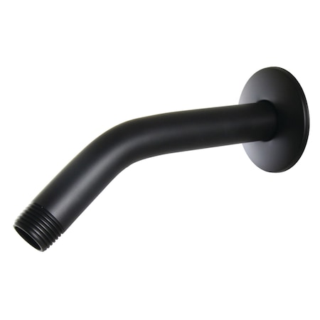 Kingston Brass 8Inch Shower Arm with Flange, Matte Black K208M0